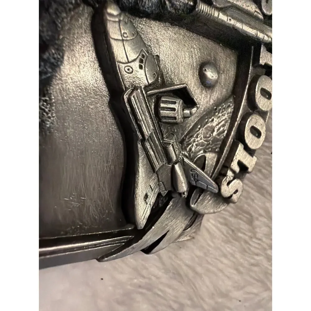 Siskiyou L.E. 1989 Ames Tools Space Shuttle Discovery 1984 3D Pewter Buckle